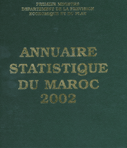 Annuaire Statistique du Maroc Direction de la Statistique Ketabook