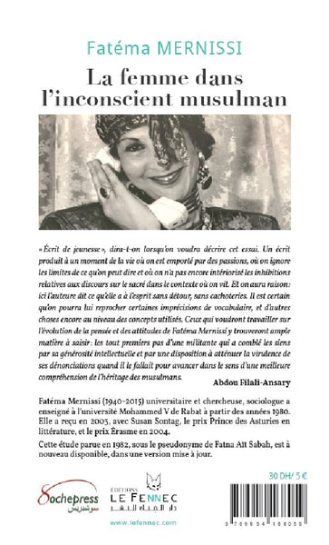 La Femme dans l'inconscient musulman Mernissi, Fatema Ketabook