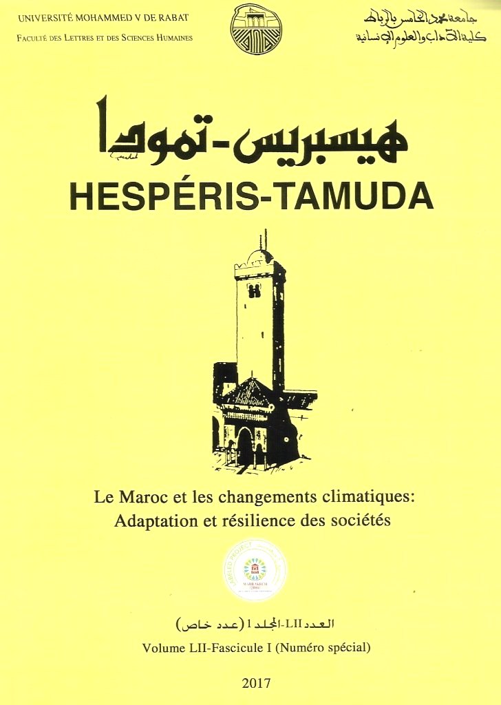 Ketabook:HESPERIS TAMUDA 2017 / Special Issue on Climate & Ecological Changes,Faculty of Letters, Rabat
