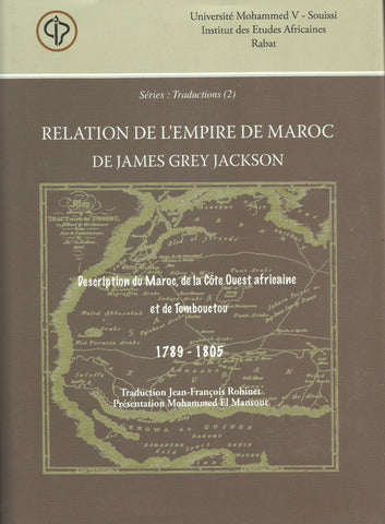 Ketabook:Relation de l'Empire de Maroc, hard cover,James Grey Jackson