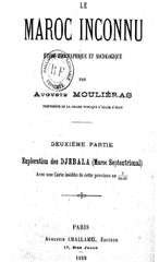 LE MAROC INCONNU  in 3 volumes by Auguste Mouliéras