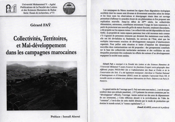 Ketabook:Collectivités, territoires et mal-développement dans les campagnes marocaines,Fay, Gérard